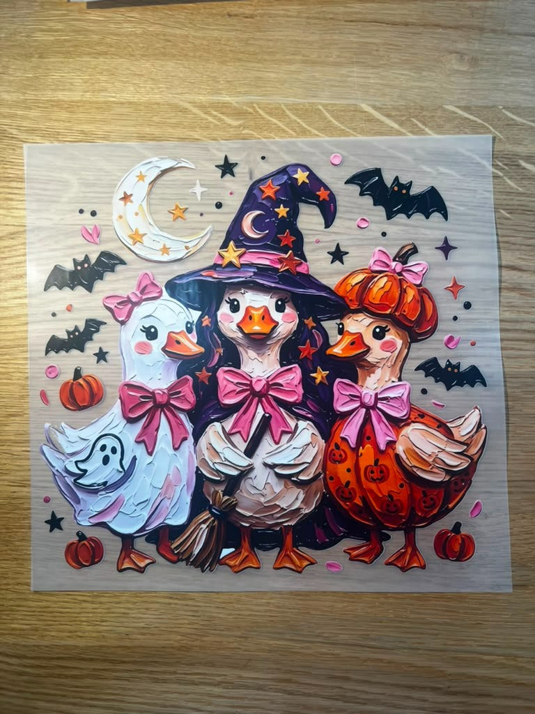 Halloween 10" DTF Halloween Ducks