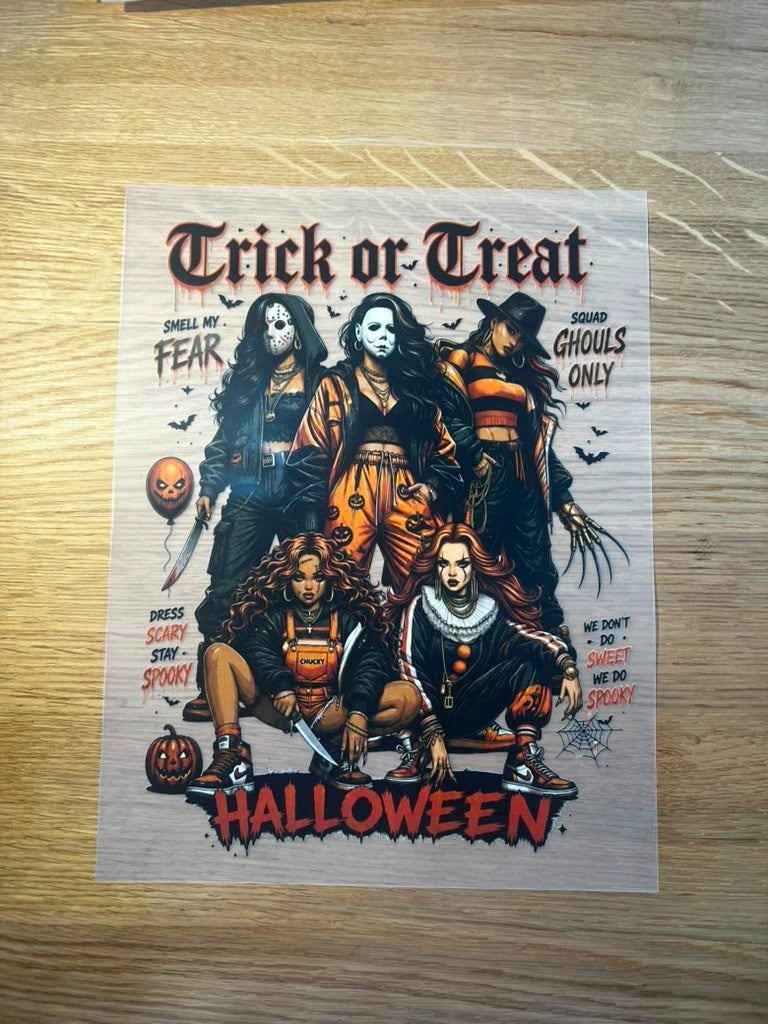 Halloween 10" DTF Sexy Bad Girls