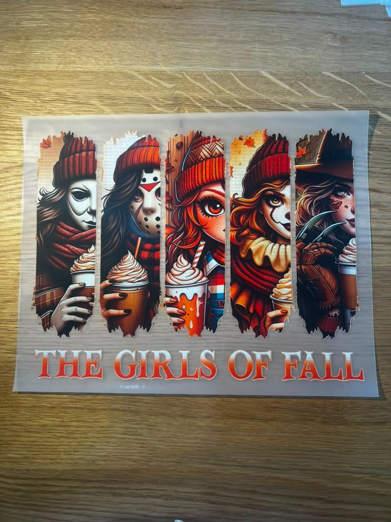 Halloween 10" DTF Fall Girls