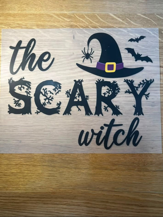 Halloween 10" DTF Scary Witch