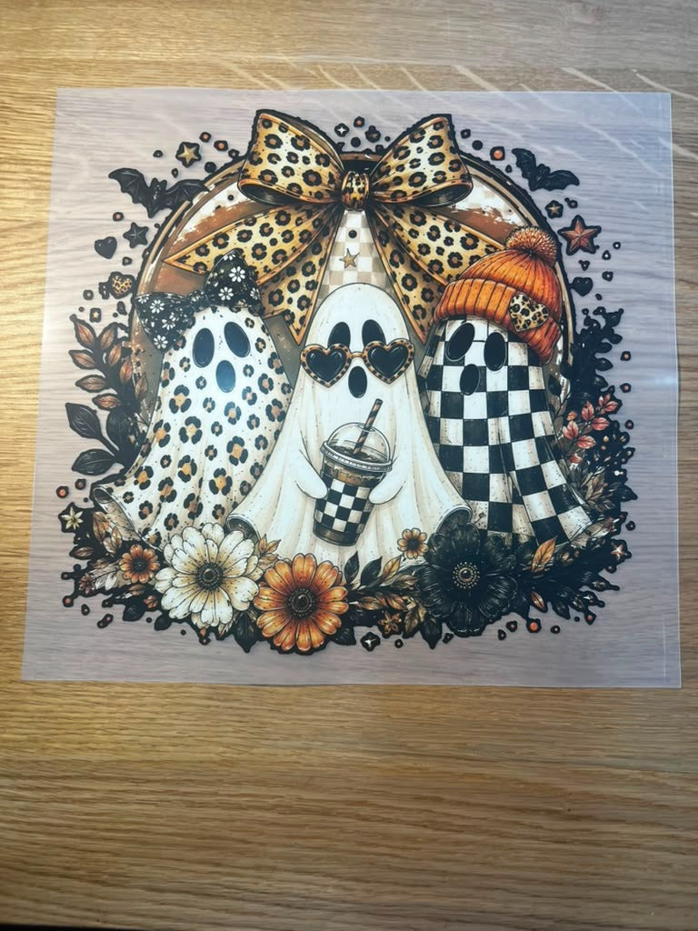 Halloween 10" DTF Fall Ghosts