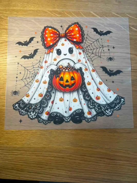 Halloween 10" DTF Pumkin Ghost