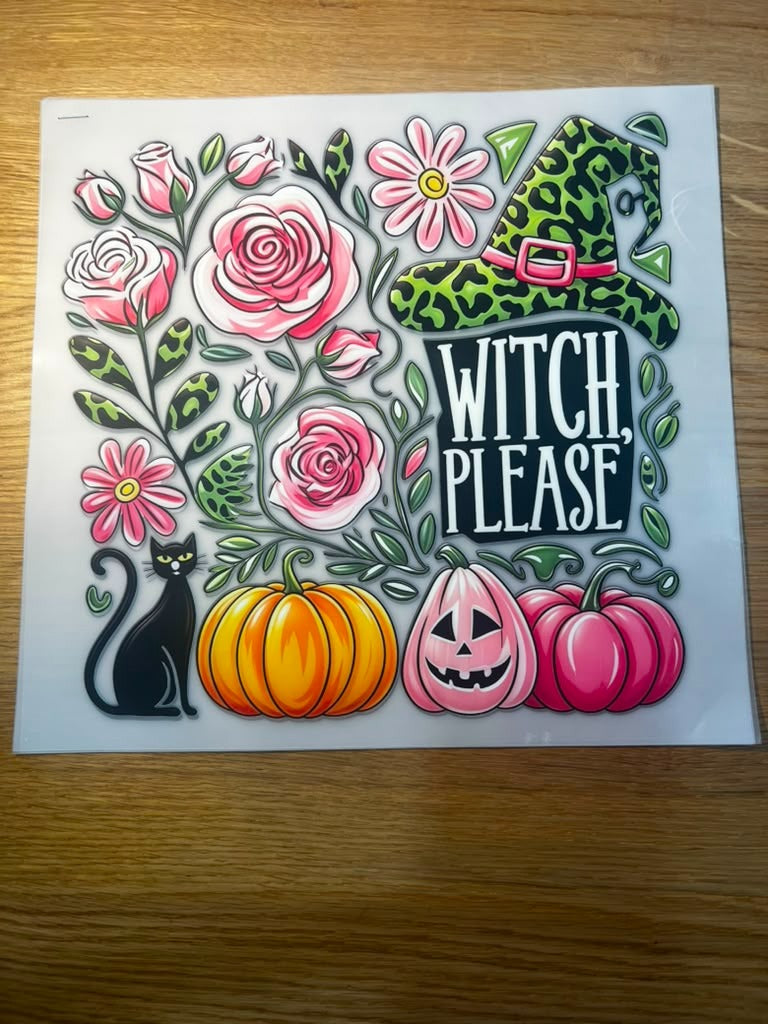 Halloween 10" DTF Witch Garden