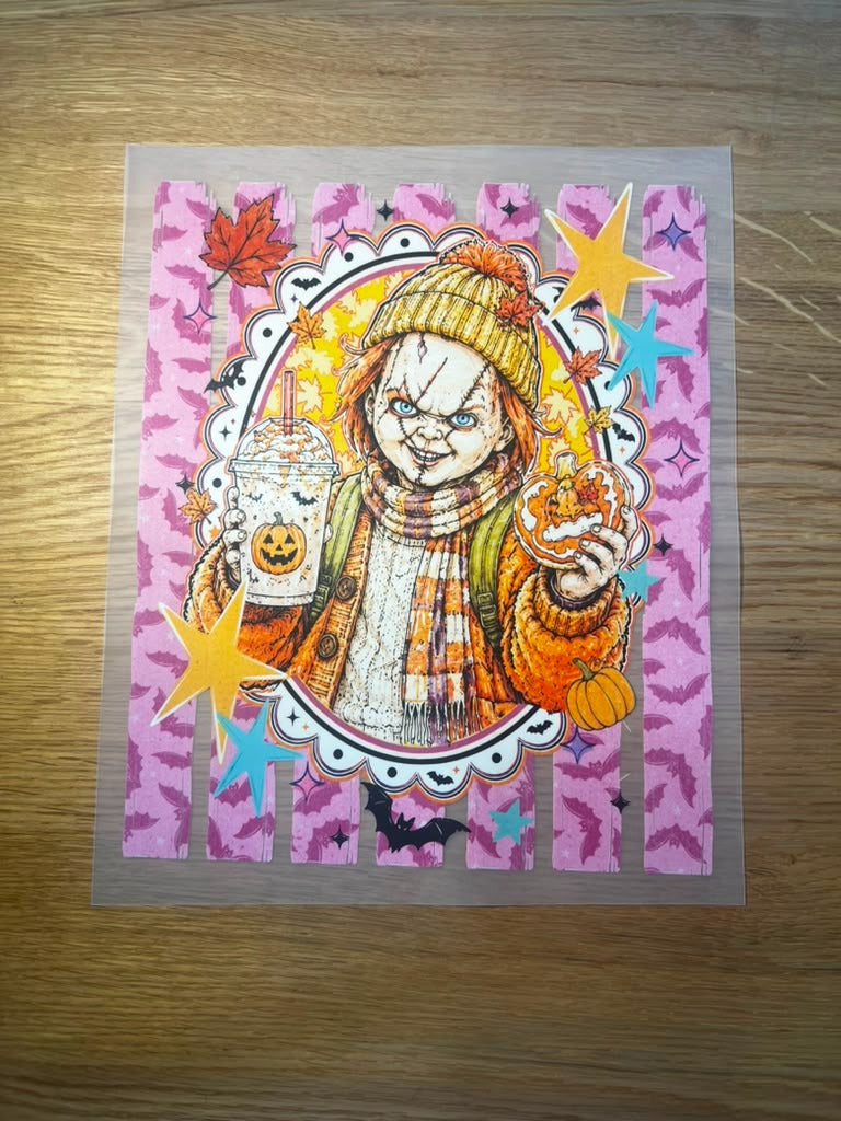 Halloween 10" DTF Chucky Pumpkin