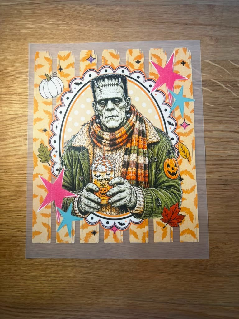 Halloween 10" DTF Frankie Pumpkin