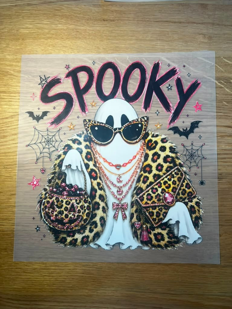 Halloween 10" DTF Spooky Ghost