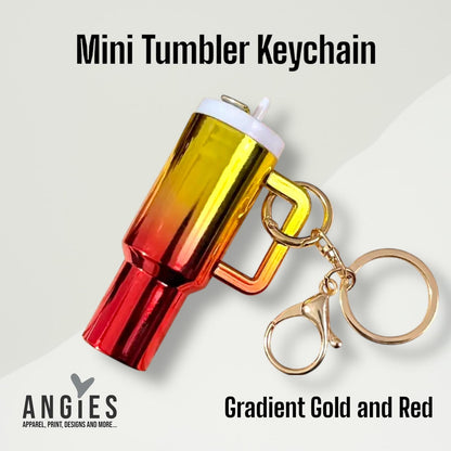 Mini Keychain Tumbler - Cute & Compact Drink Accessory Gradient Color