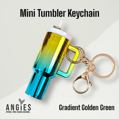 Mini Keychain Tumbler - Cute & Compact Drink Accessory Gradient Color