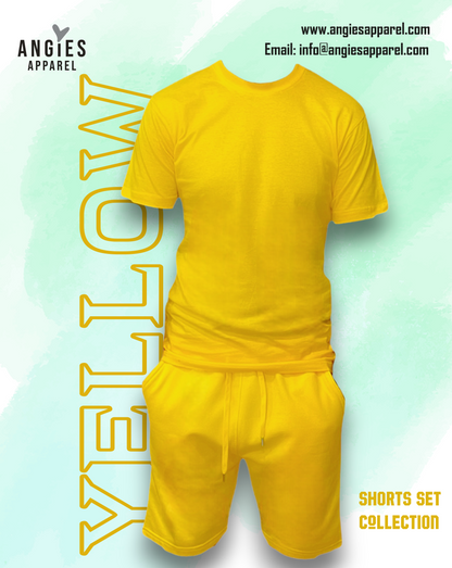 Yellow Adult Short Set