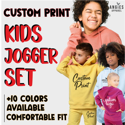 Custom Kids Jogger Sets – Personalized & Printed Just for You