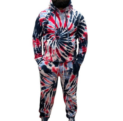 Red, White and Blue Tye Dye Set