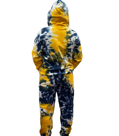 Gold Navy Tye Dye Set
