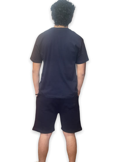Navy Adult Short Set