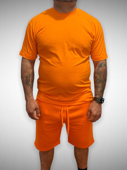 Orange Adult Short Set