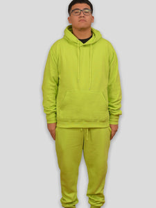 Lime Adult Pull Over Sweat Suit