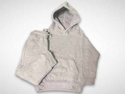 KIDS Grey Pull Over Sweat Suit