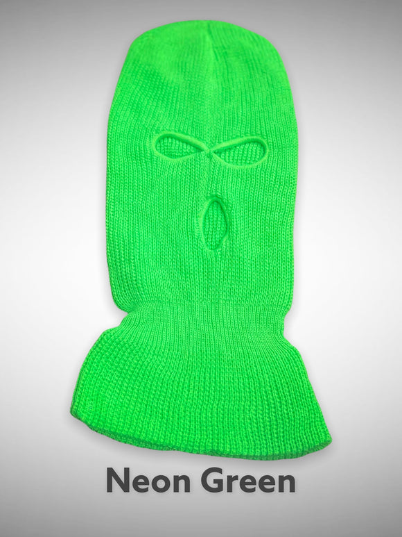 Ski Mask Neon Green