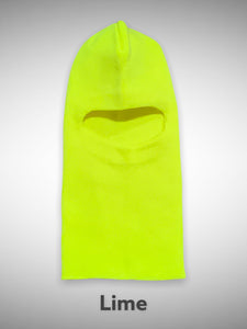 One Hole Ski Mask Lime