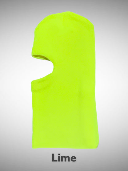 One Hole Ski Mask Lime