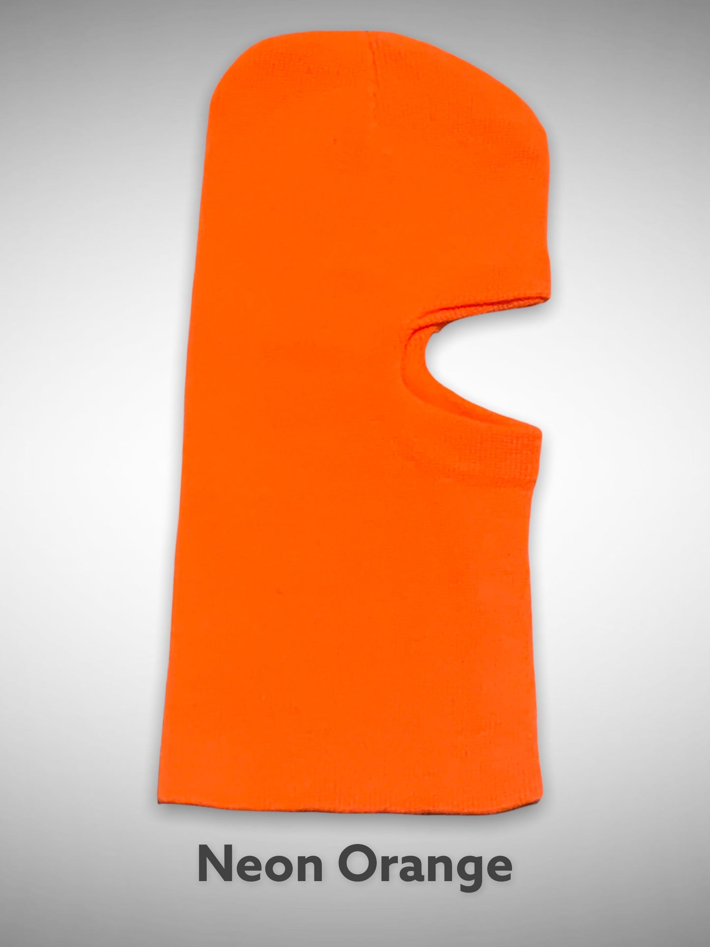 One Hole Ski Mask Neon Orange