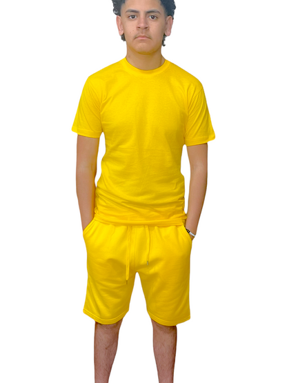 Yellow Adult Short Set