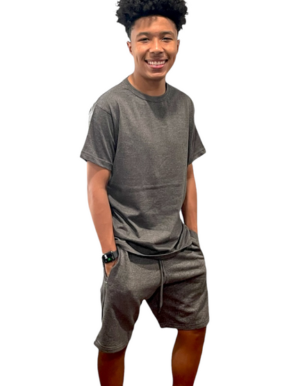 Charcoal Adult Short Set