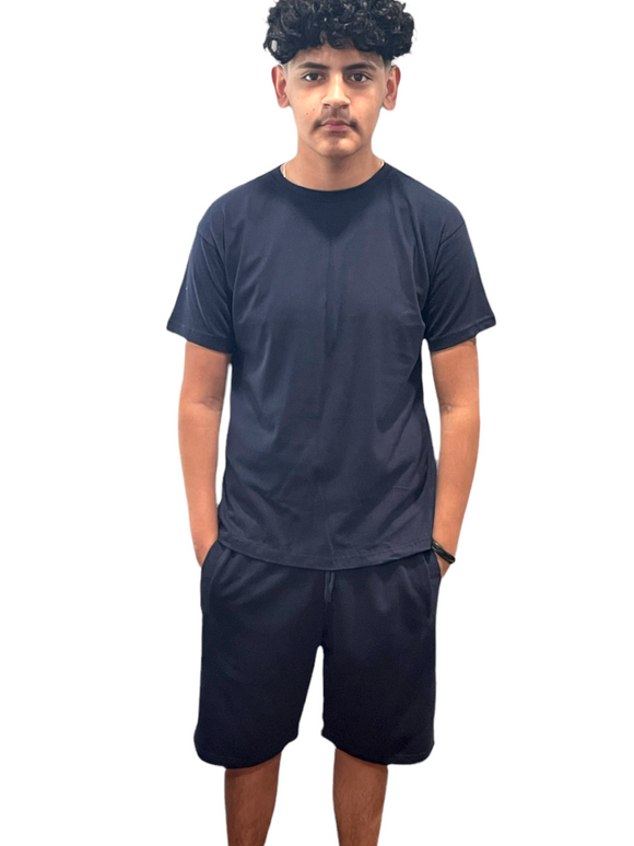 Black Adult Short Set