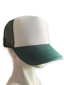 Green/White Front Trucker Hat