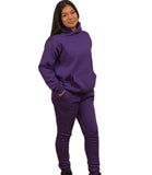 KIDS Purple Pull Over Sweat Suit