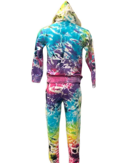 TYE DYE SET PURPLE