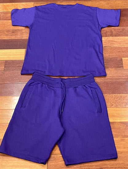 Purple Adult Short Set