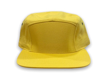 Yellow Five Panel Cap