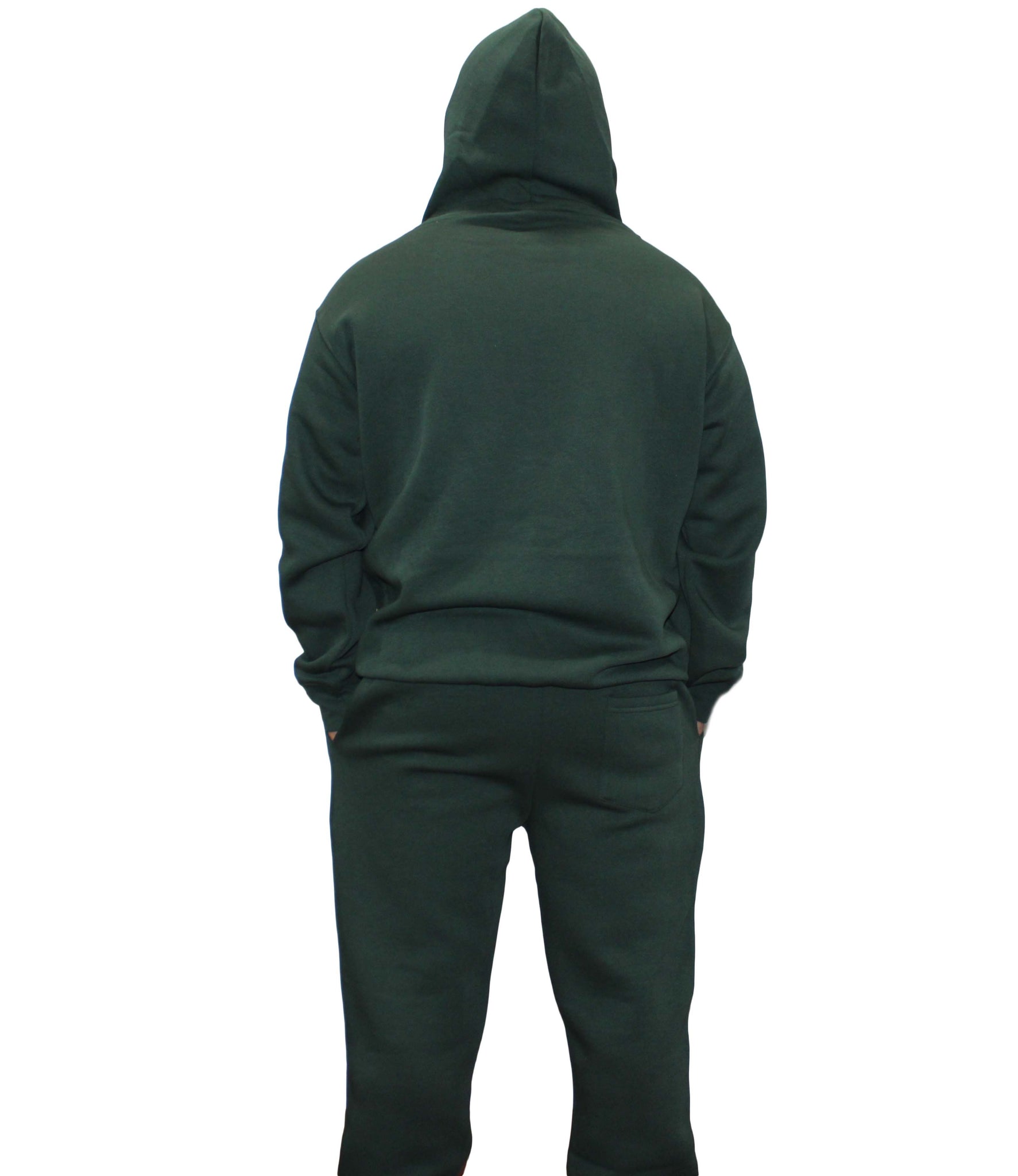 Hunter Green Adult Pull Over Sweat Suit Angies Apparel
