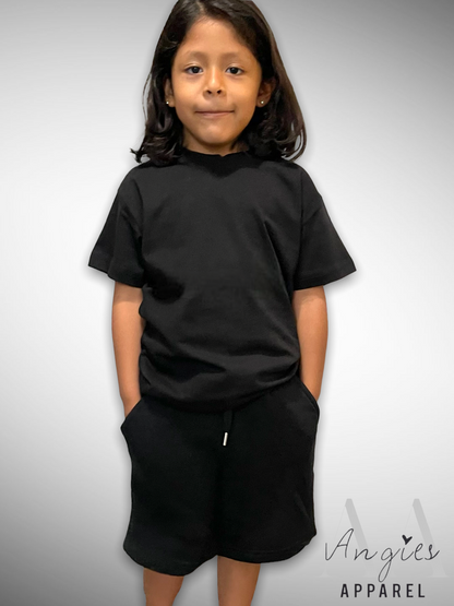 Black Kids Short Set