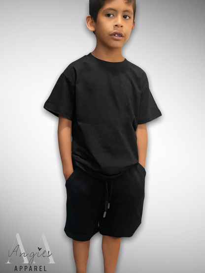 Black Kids Short Set