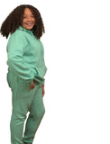 Mint Adult Pull Over Sweat Suit