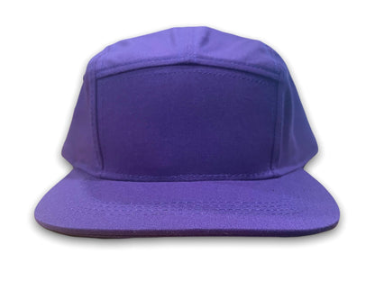 Purple Five Panel Cap
