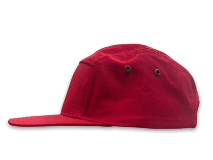 Red Five Panel Cap