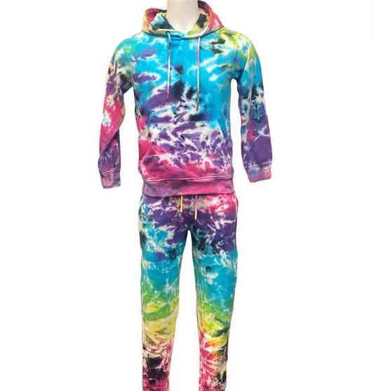 TYE DYE SET PURPLE
