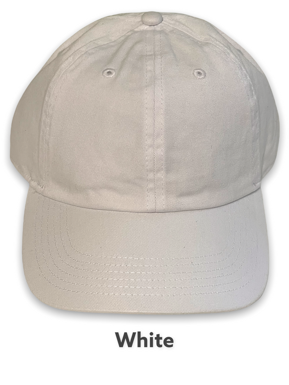 White Dad Hat